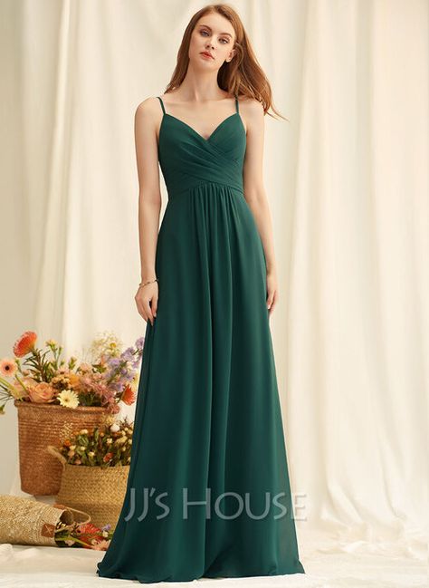 [US$ 63.00] A-Line V-neck Floor-Length Chiffon Bridesmaid Dress With Ruffle Short Sleeve Bridesmaid Dress, Dark Green Bridesmaid Dress, Princess Bridesmaid Dress, Sweetheart Bridesmaids Dresses, Mermaid Bridesmaid, Sleeveless Bridesmaid Dresses, Floor Length Chiffon Bridesmaid Dresses, Tulle Bridesmaid Dress, Ruffle Fabric