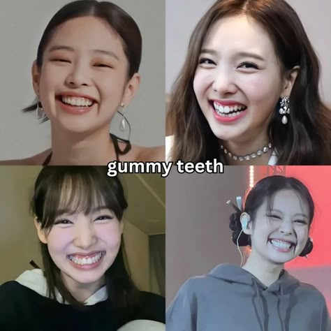 Roman Nose Women, Cheek Workout, Chubby Cheeks Aesthetic, Gummy Teeth, Teeth Types, Gap Aesthetic, Types Of Noses, Kpop Idol Dream, Growth Pictures