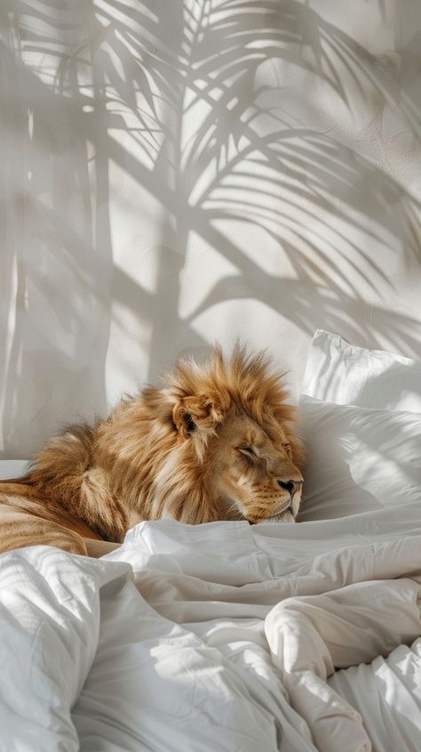 Animal bed furniture wildlife. | Free Photo - rawpixel Lion Aesthetic Wallpaper, Animal Backgrounds Wallpapers, Wallpaper Iphone Animals, Cool Animal Wallpapers, Image Of Lion, Lion Wallpapers, Lion Aesthetic, Wallpaper Lion, Lion Background