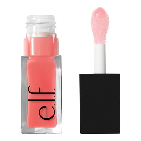 Nourish and hydrate your lips while enhancing your pout’s natural glow—e.l.f Cosmetics Glow Reviver Lip Oil is an addicting and revitalizing tinted lip oil is where lip care meets makeup. The non-sticky formula imbues your pout with a sheer tint of color and glass-like shine while boosting your lips’ natural hue. With its ultra-plush applicator, slick your lips in nourishing oils and pucker up to a flattering, high-shine finish. Why you’ll love it: • Non-sticky, hydrating lip oil with a high-glo Makeup Products Lip Gloss, Lip Gloss Rare Beauty, Lip Gloss Affordable, Preppy Skincare/makeup, Elf Lip Oil Pink Quartz, Trending Lip Gloss, Stuff For Teens For Christmas, Walmart Lip Gloss, Best Lip Gloss Brands