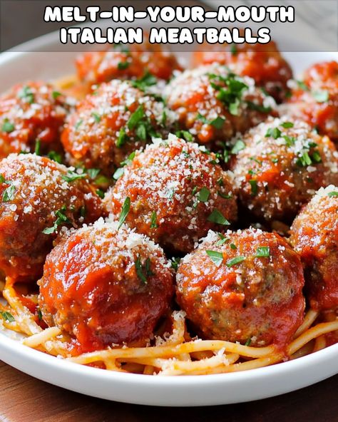 Melt-In-Your-Mouth Italian Meatballs: A Classic Comfort Food – Foodyhealthylife Cheesy Italian Meatballs, Melt In Your Mouth Italian Meatballs, Ground Beef Italian Meatballs, Real Italian Meatballs Recipe, Melt In Your Mouth Meatballs, Italian Meat Balls, Real Italian Meatballs, Meatballs For Spaghetti, Italian Meatball Recipes