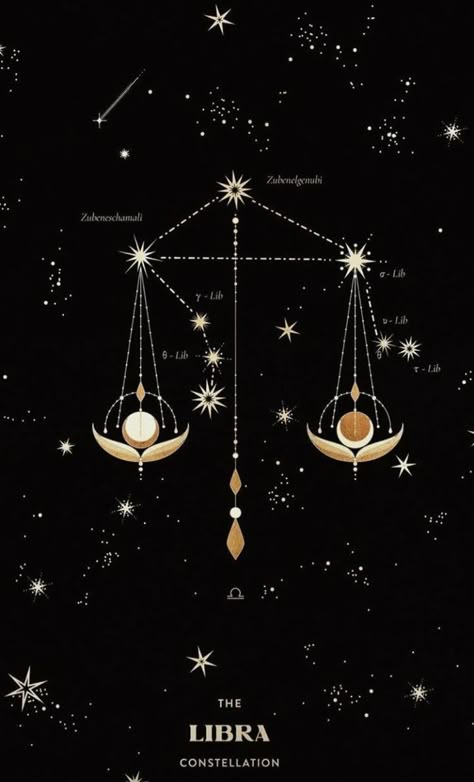 Libra Wallpaper Aesthetic Black, Zodiac Libra Art, برج الميزان, Libra October, October Born, Libra Art, Libra Constellation, Horoscope Tattoos, Libra Tattoo