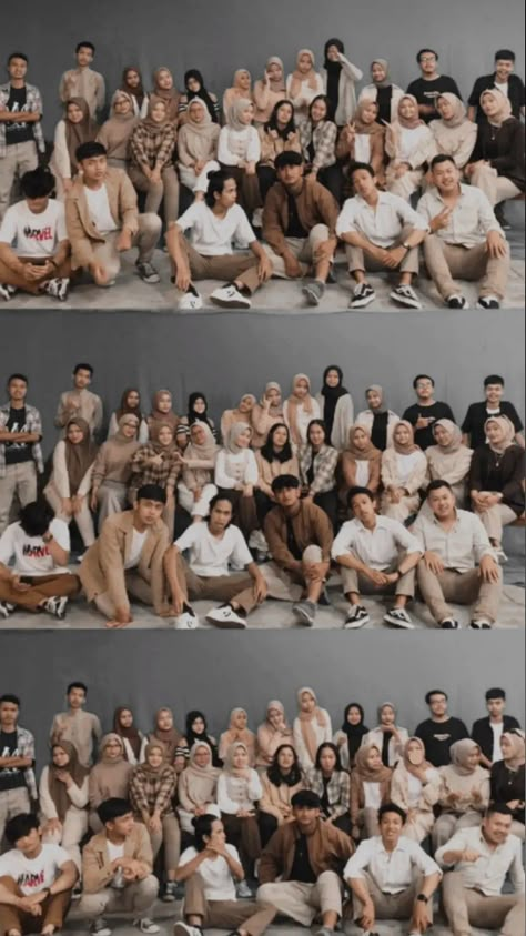 Group Photoshoot Themes Outfit, Tema Yearbook Earth Tone, Earth Tone Group Photoshoot, Yearbook Earth Tone, Dresscode For Group Hijab, Ootd Earth Tone Hijab, Earth Tone Hijab, Yearbook Outfit Ideas, Dresscode Ideas