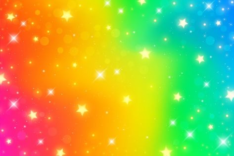 Rainbow fantasy background holographic w... | Premium Vector #Freepik #vector #unicorn-watercolor #pastel-rainbow #pink-purple #princess-pattern Color Rainbow Aesthetic, Rainbow Background Gif, Rainbow Wallpaper Laptop, Rainbow Gradient Background, Rainbow Color Background, Rainbow Stuff, Black Background Pattern, Unicorn Watercolor, Gold And Black Background