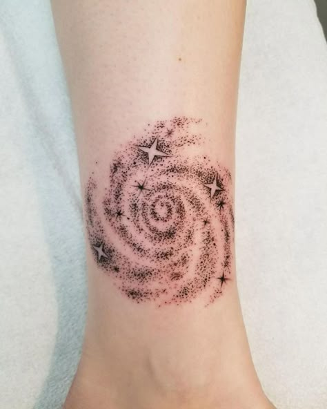 Stippling Tattoo, Cross Stitch Tattoo, Planet Tattoo, Shooting Star Tattoo, Spiral Tattoos, Universe Tattoo, Planet Tattoos, Galaxy Tattoo, Shape Tattoo