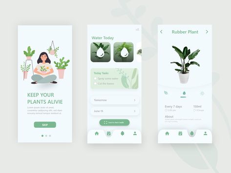 Garden App, Ux Project, Ux Design Principles, Plant App, Ui Design Dashboard, Notion Ideas, Ux App Design, App Design Layout, Ios App Design