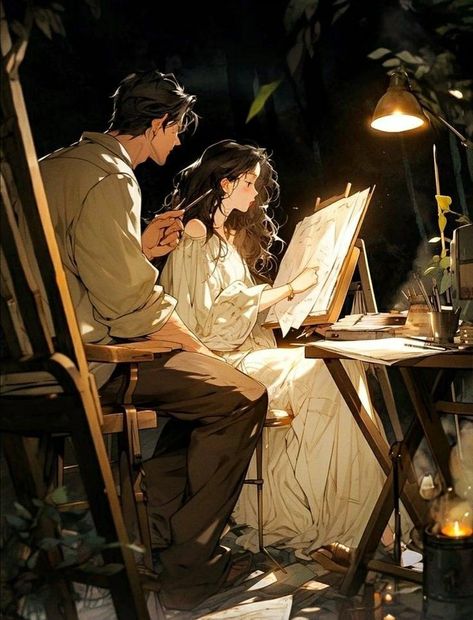 Dekorasi Halloween, Reference Drawing, Romance Art, Romantic Anime Couples, 캐릭터 드로잉, Arte Sketchbook, Wow Art, Cute Couple Art, Digital Art Anime