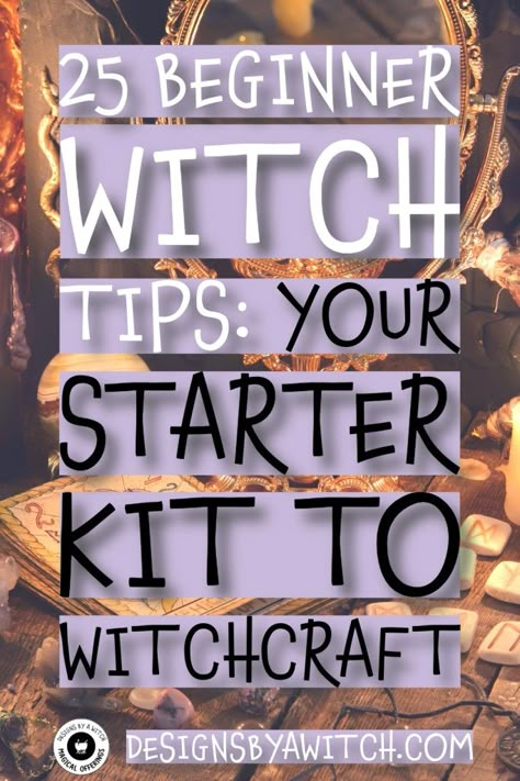 25 Beginner Witch Tips: Your Starter Kit to Witchcraft - Witchcraft Starter Kit, Witch Starter Kit Diy, Must Have Witch Stuff, Beginning Witch Tips, Closet Witch Tips, Witchy Tips And Tricks, Witch Alters For Beginners, Witch Tips And Tricks, Beginner Spells Witchcraft