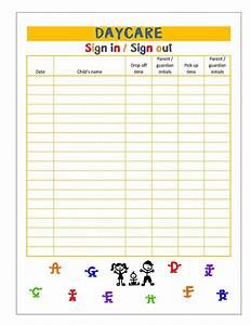 Daycare Center Signs Free Printable, Daycare Sign In Sheet Free Printable, Diy Daycare Ideas, Daycare Office Ideas, Sign In And Out Sheet, Daycare Daily Report, Daycare Sign In Sheet, Preschool Sign In, Daycare Daily Sheets