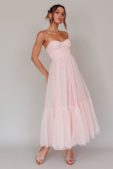 Dancing With Me Sweetheart Tulle Midi Dress Pink Pink Selfie, Light Pink Bridesmaid Dresses, Bridesmaid Tulle, Tulle Prom Dresses, Pink Tulle Dress, Midi Dress Pink, Tulle Midi Dress, Pink Bridesmaid Dress, Selfie Leslie