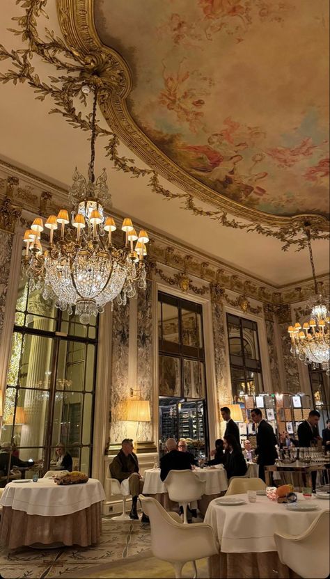 Paris Fancy Restaurant, France Restaurant Aesthetic, Ritz Carlton Aesthetic, Paris Ritz Hotel, The Ritz Aesthetic, Ritz Paris Aesthetic, Aesthetic Fancy Restaurant, Fancy Hotel Aesthetic, Ritz Carlton Paris