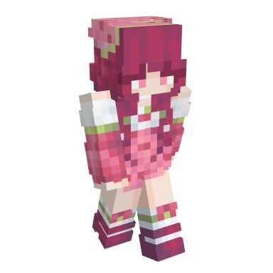 Strawberry Skins do Minecraft | NameMC Strawberry Minecraft, Minecraft Skins Kawaii, فنسنت فان جوخ, Mc Skin, Skin Mine, Minecraft Skins Aesthetic, Capas Minecraft, Mc Skins, Bangunan Minecraft