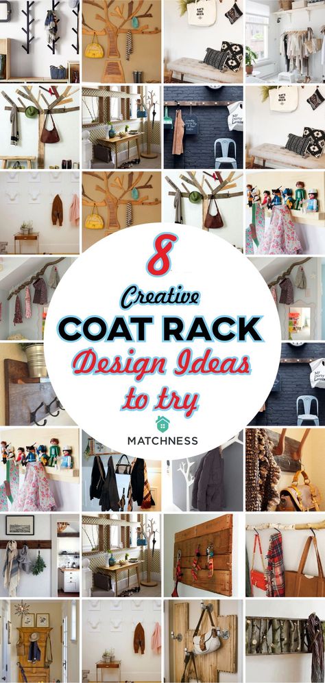 As an everyday necessary, coat must be put on a place which is easy to be reached. Then, you need to have coat hanger to save your coat and take it easily whenever you need it. Here, we have excellent coat hanger ideas that may be help you to keep your coat. #coatrack #rackdesign #furniture Doorknob Coat Rack, Back Door Coat Hanger, Coat Wall Rack, Cool Coat Rack, Wall Coat Rack Ideas, Coat Hanger Ideas Front Entry, Coat Hook Ideas, Coat Hanger Ideas, Coat Rack Ideas