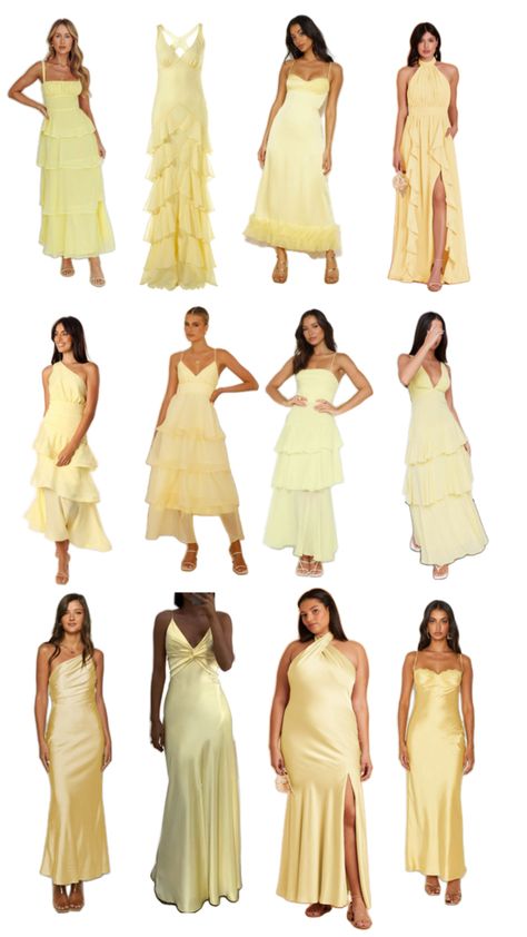 Pastel Yellow Bridesmaid Dresses Long, Butter Yellow Bridesmaid Dresses, Mustard Yellow Bridesmaid Dresses, Yellow Bridesmaid Dress Long, Pastel Yellow Bridesmaid Dresses, Mustard Yellow Bridesmaid Dress, Bridesmaid Dresses Yellow, Yellow Bridesmaid, Bridal Party Ideas