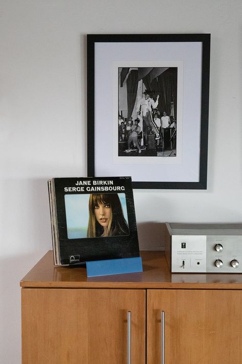 Made to hold records, magazines, books, and cookbooks, the LP Stand is a steel storage and display stand with a powder coat finish. Record Player Setup Aesthetic, Vinyl Player Stand, Record Player Setup, Vinyl Record Stand, Record Stand, Record Player Stand, Record Display, Vinyl Player, Vinyl Record Player