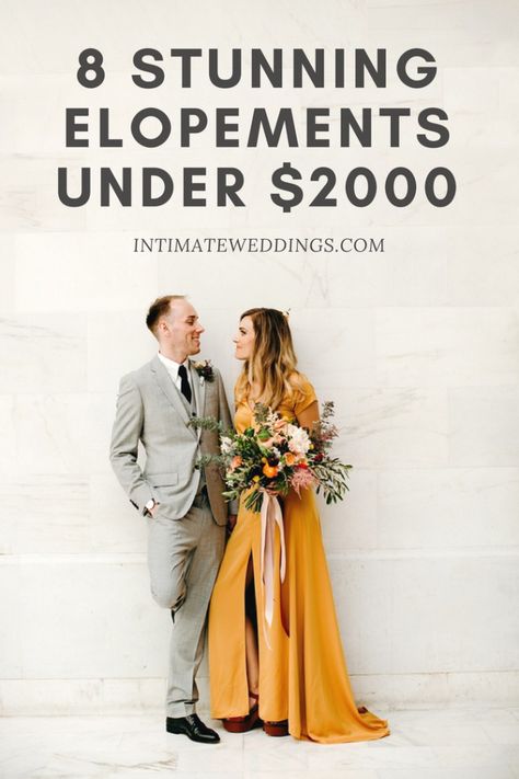 Wedding Expenses, Small Intimate Wedding, Wedding 2015, Elopement Inspiration, Budget Wedding, Intimate Weddings, Elope Wedding, Small Wedding, Plan Your Wedding