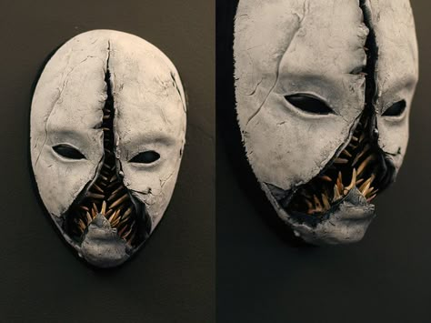 Spooky Craft, Creepy Masks, Mascaras Halloween, Horror Masks, Scary Mask, Mask Ideas, Cool Masks, Masks Art, Arte Inspo