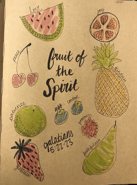 Fruits of the Spirit Bible Study On Fruits Of The Spirit, Holy Girl, Bible Drawing, Fruits Of The Spirit, Fruit Of The Spirit, Sunday School, The Spirit, Bible Study, Bucket List