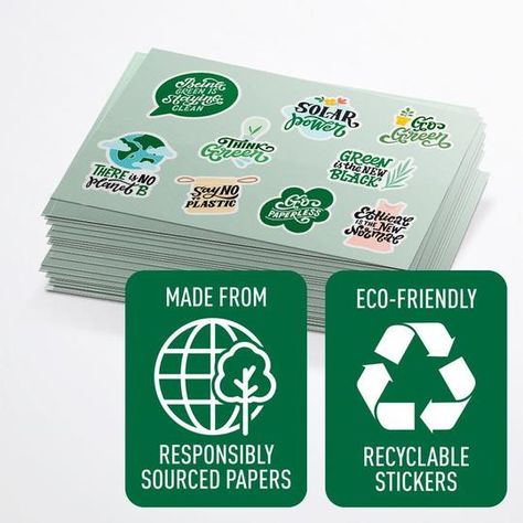 Create your own eco friendly stickers. Ideal for businesses, bands, events and more. Made using recyclable materials, our environmentally friendly paper stickers can be customised using your own designs for unique stickers for selling or promoting. Eco Friendly Soap Packaging, Eco Friendly Packaging Ideas, Eco Friendly Food Packaging, Eco Packaging Ideas, Eco Friendly Packaging Design, Simply Quotes, Packaging Box Design, Promotional Stickers, Packaging Bottle