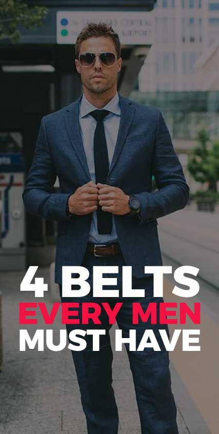 types-of-belts-for-men-in-2020 Men Belts Fashion Style, Men Belt Outfit, Brown Belt Outfit, Latest Beard Styles, How To Wear Belts, Mens Belts Fashion, Mens Belts Casual, Belt Outfit, Formal Belts