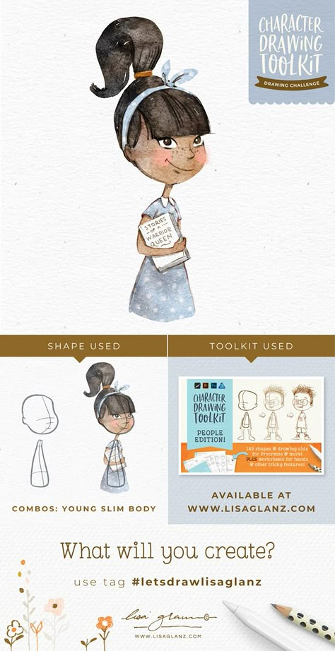 Character Drawing Tutorial, Creating A Character, Improve Your Drawing Skills, Improve Your Drawing, Children's Book Characters, Learn To Sketch, Illustration Art Kids, Procreate Ipad Art, Procreate Ipad