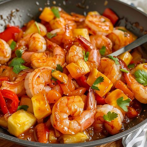 Pineapple Garlic Shrimp, Shrimp Pineapple Stir Fry, Shrimp With Peppers And Pineapple, Asian Shrimp Stir Fry Recipes, Shrimp In Pineapple Bowl Recipe, Cashew Shrimp Stir Fry, Shrimp With Pineapple Salsa, Sweet Chili Shrimp Stir Fry, Shrimp And Pepper Stir Fry