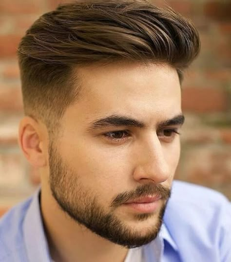 Latest Haircut For Men, Gents Hair Style, Mens Hairstyles Medium, Latest Haircuts, Cool Mens Haircuts, Long Face Hairstyles, Men Haircut Styles, Cool Hairstyles For Men, Mens Haircuts Fade