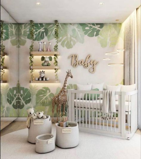 Safari Baby Room, Cozy Baby Room, Newborn Room, Safari Theme Nursery, Baby Boy Bedroom, Baby Room Themes, Baby Room Neutral, Baby Boy Room Decor, Nursery Room Design