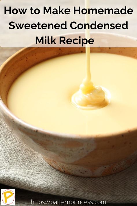 Condensed Milk Recipes Easy, Recipe Using Milk, Homemade Coffee Creamer Recipe, Evaporated Milk Recipes, Condensed Milk Recipe, Homemade Sweetened Condensed Milk, Homemade Condensed Milk, Sweetened Condensed Milk Recipes, Sweet Condensed Milk