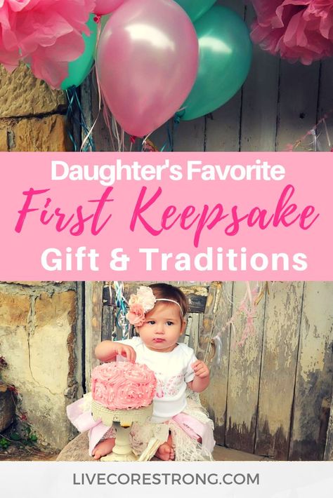 Birthday Friend Gift, First Birthday Presents, Traditions To Start, Birthday Traditions, Birthday Friend, Viral On Tiktok, Granddaughter Birthday, Birthday Keepsakes, 1st Birthday Gifts