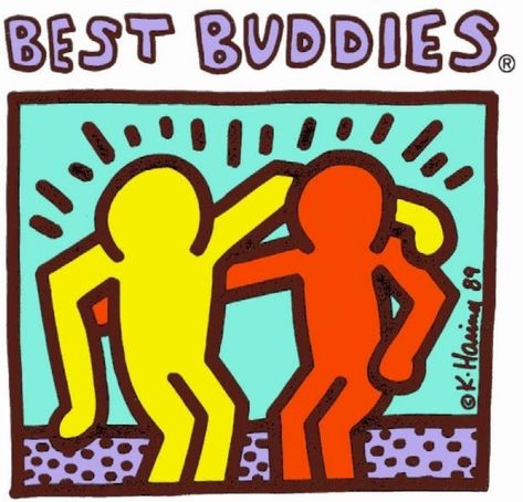 Cold Stone Creamery, Keith Haring Art, Cold Stone, Haring Art, Best Buddies, Dorm Posters, Developmental Disabilities, Middle Schoolers, Marketing Program