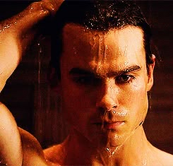 Damon Salvatore Shower Scene, Damon Salvatore Gif, Ian Somerhalder Vampire, The Salvatore Brothers, Damon Salvatore Vampire, Ian Joseph Somerhalder, Ian Somerhalder Vampire Diaries, Vampire Diaries Poster, Damon Salvatore Vampire Diaries