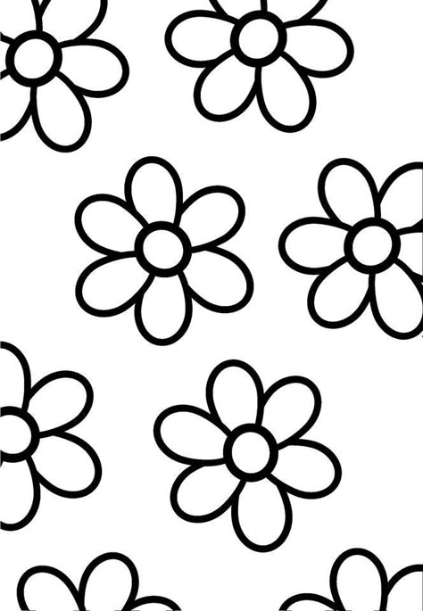 Punch Needle Patterns Flowers, Punch Needle Patterns Printable, Cute Pictures To Color, Flower Background Aesthetic, Aesthetic Flower Background, Aesthetic Flowers Wallpaper, Flower Coloring Sheets, Clipart Butterfly, Blank Coloring Pages