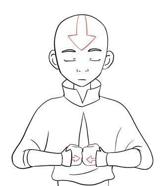 Aang Drawing, Draw Avatar, Avatar Drawing, The Last Airbender Characters, Avatar Tattoo, Aang Avatar, Avatar Ang, Last Airbender Art, The Last Airbender Art