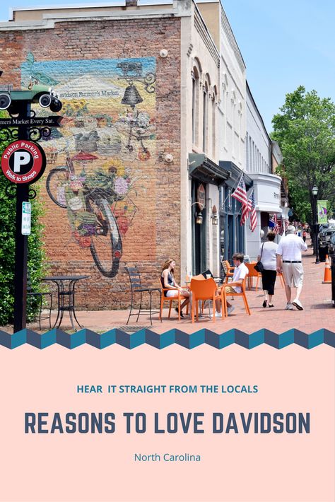 Reasons to love Davidson! Davidson North Carolina, Vibe Board, North Caroline, Davidson Nc, Get Up And Go, Banner Elk, Movin On, Lake Norman, Blowing Rock