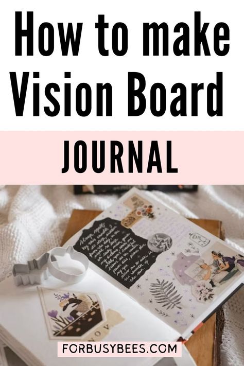 Bullet journal vision board 2024 Vision Journal, Vision Board Ideas Magazine, Writing Vision Board Ideas, Vision Journal Ideas How To Make, Vision Board Diy Examples, Vision Casting Worksheet, Vision Board In Notebook, Vision Board Steps, Dreams And Goals Journal Ideas