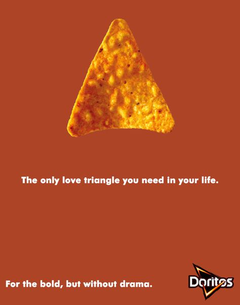 Doritos Food Print Ad, New Year Advertising Creative, Classy Advertising, Food Copywriting, Chips Creative Ads, Copywriting Challenge, Creative Product Ads, Emotional Ads, Snack Advertising