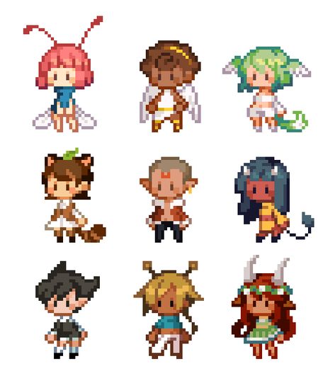 Pixel Art Ideas Pixel Art Male Character, 4 Bit Pixel Art, Coconut Pixel Art, Pixel People Art, Pixel Art 24x24 Character, Pixel Art Human Base, 3 Color Pixel Art, Pixel Art Walking Animation, Beginner Pixel Art