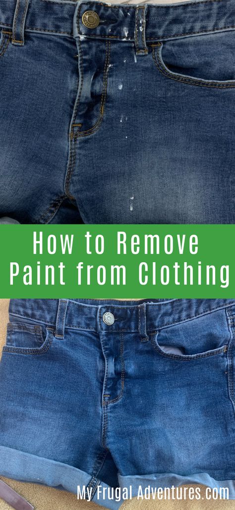 How to remove paint from clothing How To Remove Acrylic Paint From Clothes, How To Remove Paint From Clothes, Kitchen Ants, Art With Markers, Remove Acrylic Paint, Paint On Acrylic, Painting For Beginners Easy, How To Remove Paint, Painting Jeans