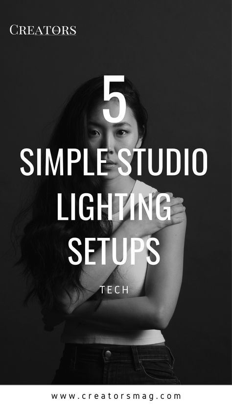 Home Studio Lighting Setup, Studio Portrait Lighting Setup, One Light Setup Photography, Studio Photoshoot Lighting Setup, Studio Light Setups Portrait Photography, Studio Shoot Lighting, Light Set Up Photography Studio Setup, Studio Photoshoot Setup, Editorial Lighting Setup