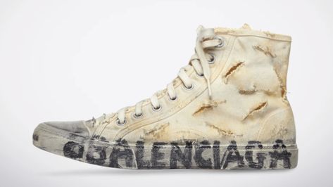 Balenciaga Is Selling Destroyed Sneakers For $1,850 Crazy Sneakers, Cheap Sneakers, Balenciaga Shoes, Avant Garde Fashion, French Brands, Latest Sneakers, New Sneakers, Sneaker Collection, Up Shoes