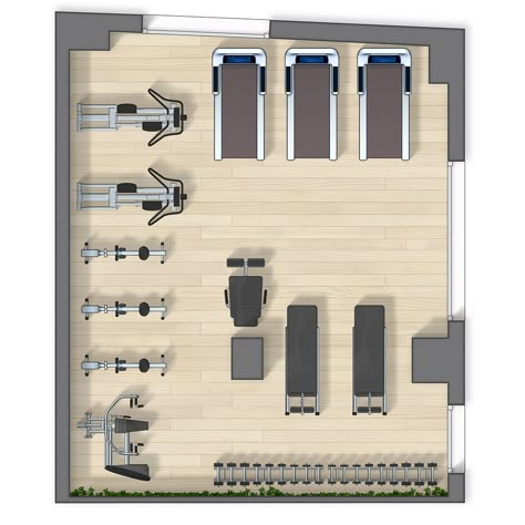 Color 2D Graphics Floor Plans. Gym Plan Architecture, Gym Floor Plan, Floor Plan Rendering Photoshop, Floor Plan Render, Shoe Rack Plans, Floor Plan Rendering, Plan Render, Photoshop Furniture, Gym Plans