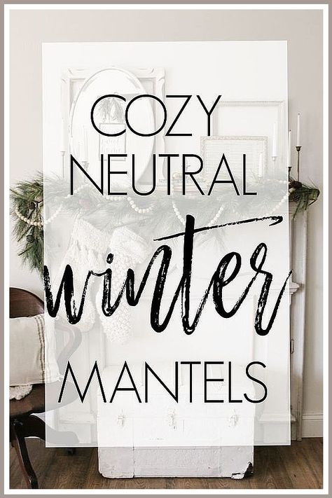 Winter Home Decor Fireplace - Visit Amazon.com to get the best products. Winter Mantles, Farmhouse Mantle Decor, Farmhouse Mantle, Decor From Amazon, Diy Baskets, Christmas Decorations Easy, Happy Easter Wishes, Diy Front Porch, Front Porch Christmas Decor Ideas