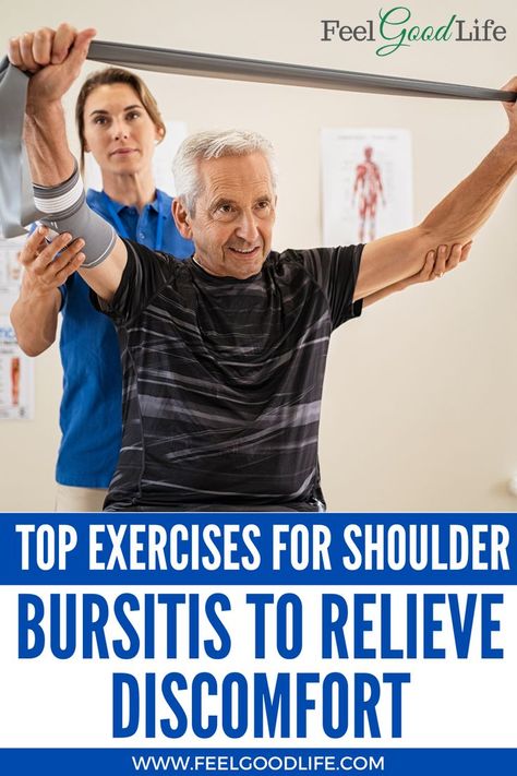 Shoulder bursitis is one of the most common causes of shoulder pain. 

Try these easy, at-home isometric exercises for shoulder bursitis to relieve pain deep within your joint Exercises For Shoulder Bursitis, Bursitis Shoulder Remedies, Shoulder Bursitis Exercises, Shoulder Physical Therapy Exercises, Shoulder Exercises Physical Therapy, Bursitis Exercises, Shoulder Bursitis, Disc Exercises, Shoulder Muscle Pain