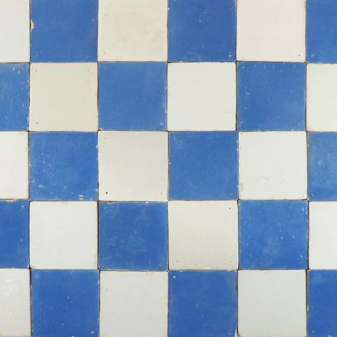 Blue Tile Aesthetic, Blue And White Checkered Floor, Brazilian Tiles, Blue And White Tile Bathroom, Blue And White Backsplash, Blue White Tile, Blue Floor Tile, Blue And White Tiles, Blue And White Tile