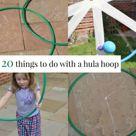 Things to do with a hula hoop Hula Hoop Activities, Hula Hoop Games, Early Years Science, Outdoor Play Activities, Summer School Crafts, Outdoor Play Ideas, Hoop Games, Ideas For Learning, Summer Science