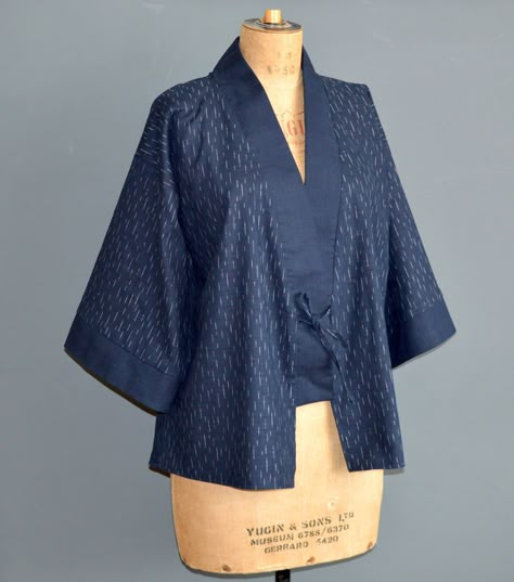 Kimono Jacket Pattern Free, Sewing Pattern Kimono, Kimono Jacket Sewing Pattern, Kimono Jacket Pattern, Kimono Sewing Pattern, Ropa Upcycling, Diy Kimono, Projek Menjahit, Japanese Sewing Patterns