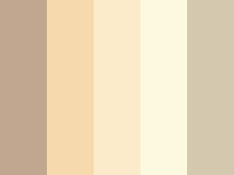 Sandy Brown Color Palette, Creme Colour Palette, Cream And Gold Color Palette, Cream Palette Color, Cream Pallete Color, Colors That Go With Cream, Beige Complimentary Colors, Sandy Color Palette, Biege Colour Pallete