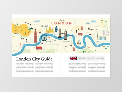 Guidebook Design, City Guide Design, Travel Brochure Design, Map Layout, City Magazine, Infographic Design Layout, Graphic Design Cards, Journey Mapping, Booklet Design