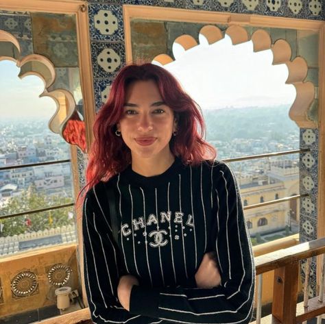 DUA LIPA celebrated New Year’s in India and served some fashion inspo for your next vacation! – THE FASHION INTERN #dualipa #jodhpur #rajasthan #travel #inspo #indiatravel #chanel Red Hair Outfits, Sending Love And Light, Sending Love, Health And Happiness, Love Light, Dua Lipa, Love And Light, Sweet Girls, Pretty Woman